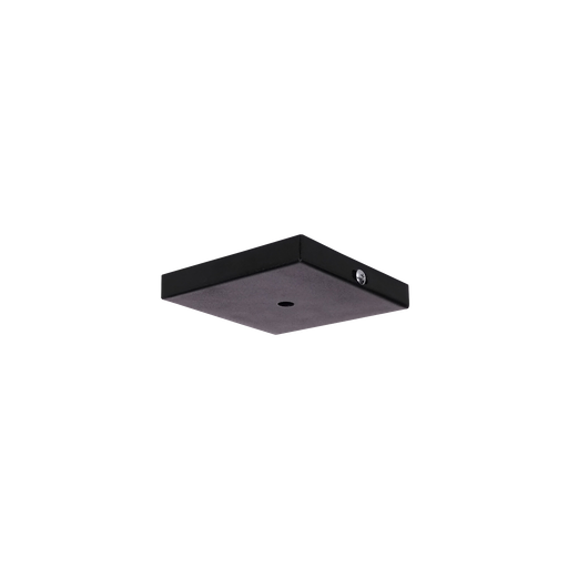 [691-231-NE] Base Cuadrada 11cm (11x11 H2cm) 1 Luz para Cabezal o Spot Negro