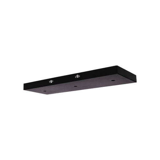 [691-233-NE] Base Rectangular 32cm (32x10 H2cm) 3 Luces para Cabezal o Spot Negro