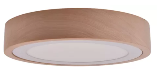 PLAFÓN DE MADERA CIRCULAR LED 12W LENGA